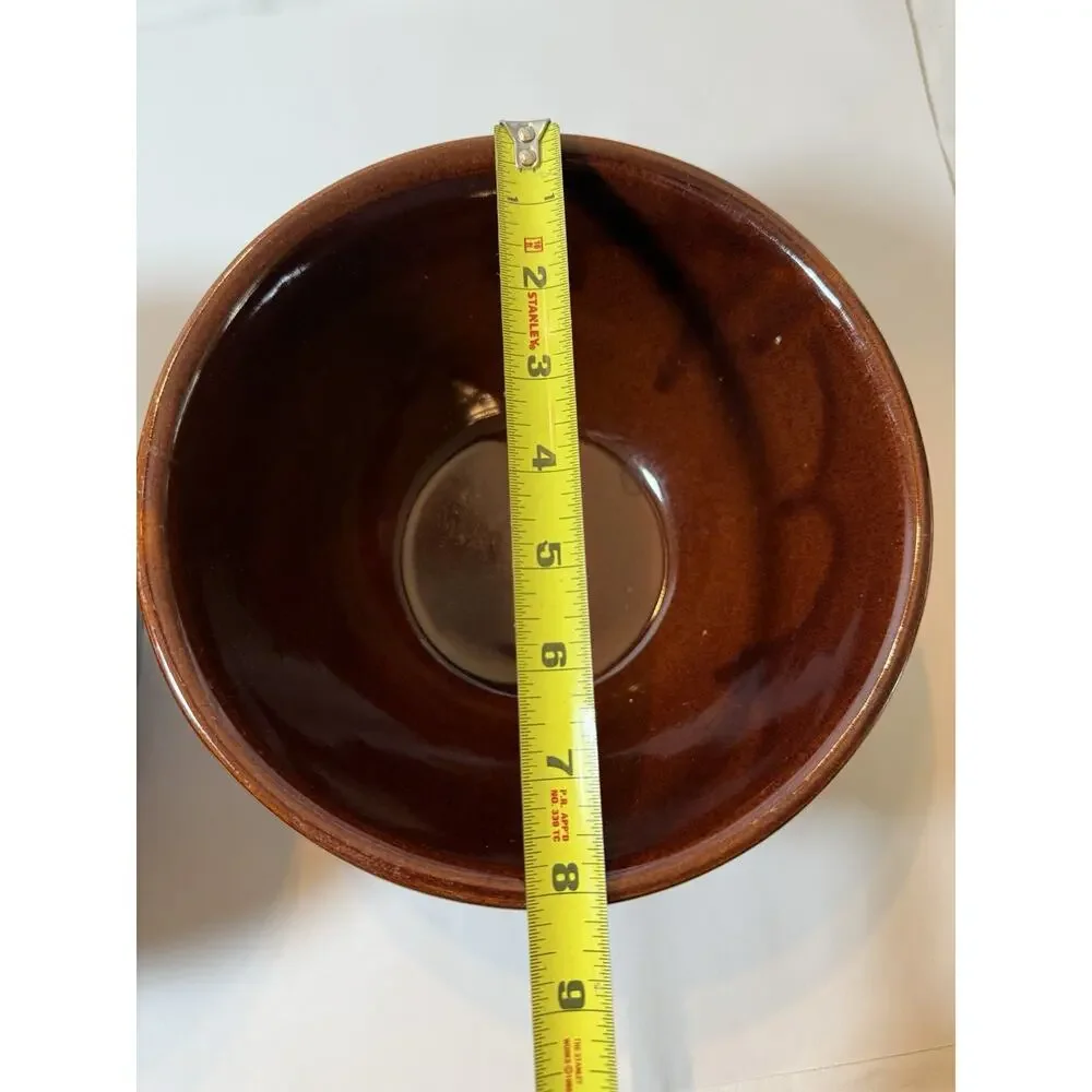 MarCrest Mixing Stoneware Bowl Oven Proof Set 2pc Embossed Floral 8